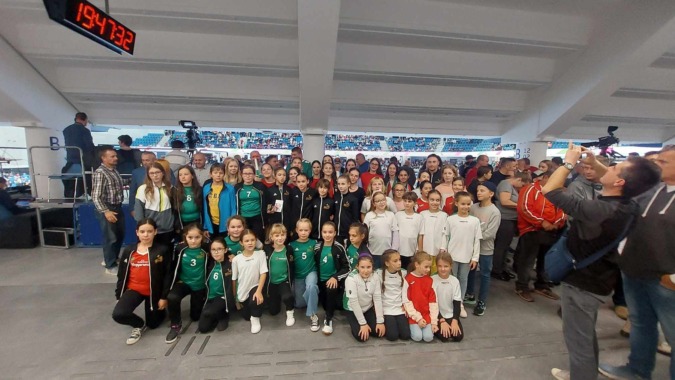 Szatmári kézilabdázó palánták a debreceni mérkőzésen