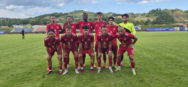 Az Olimpia VSK felállása a szlovéniai mérkőzés második félidőjében