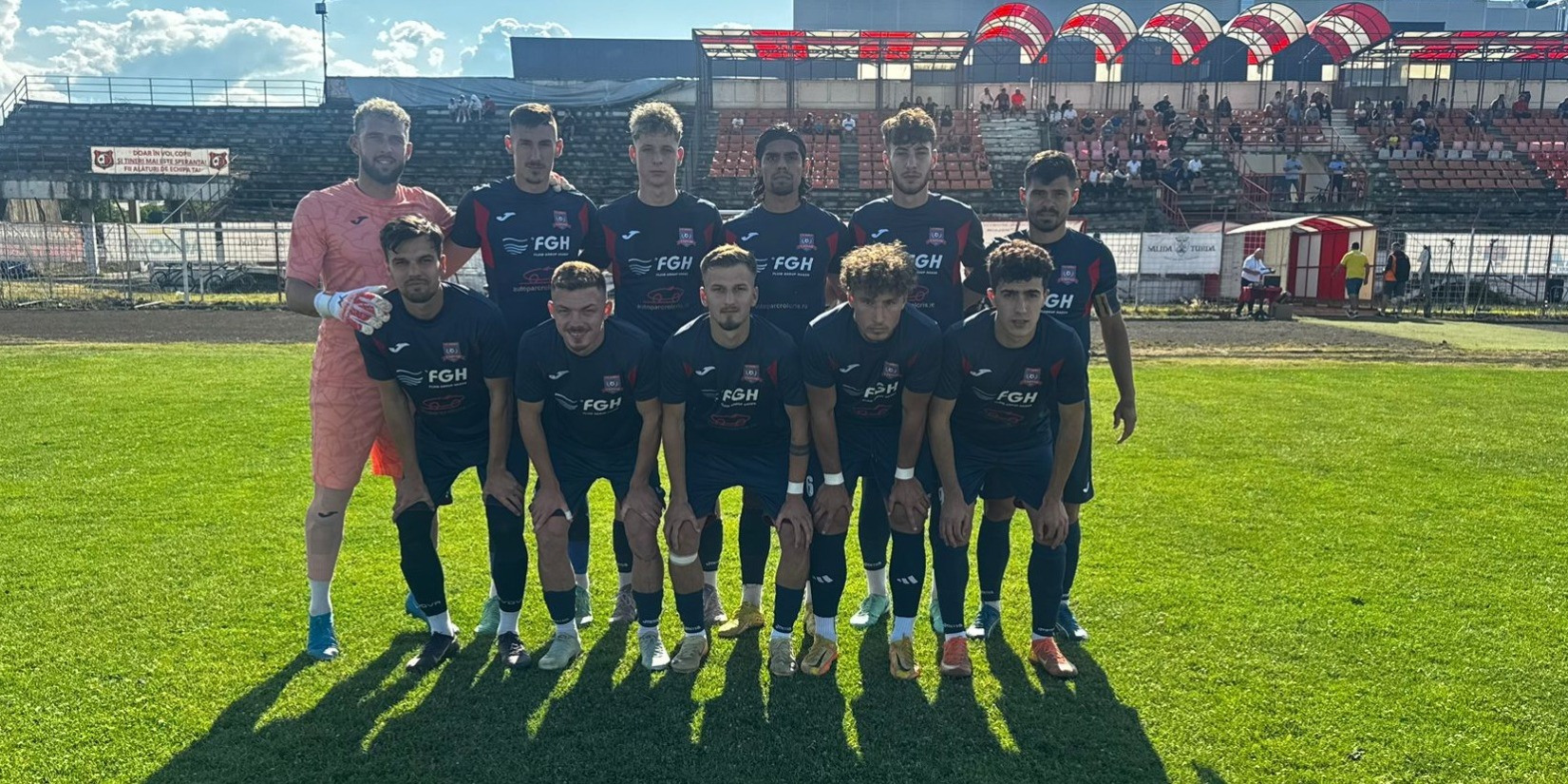 A Tasnádi Unirea kezdő felállása a tordai mérkőzésen