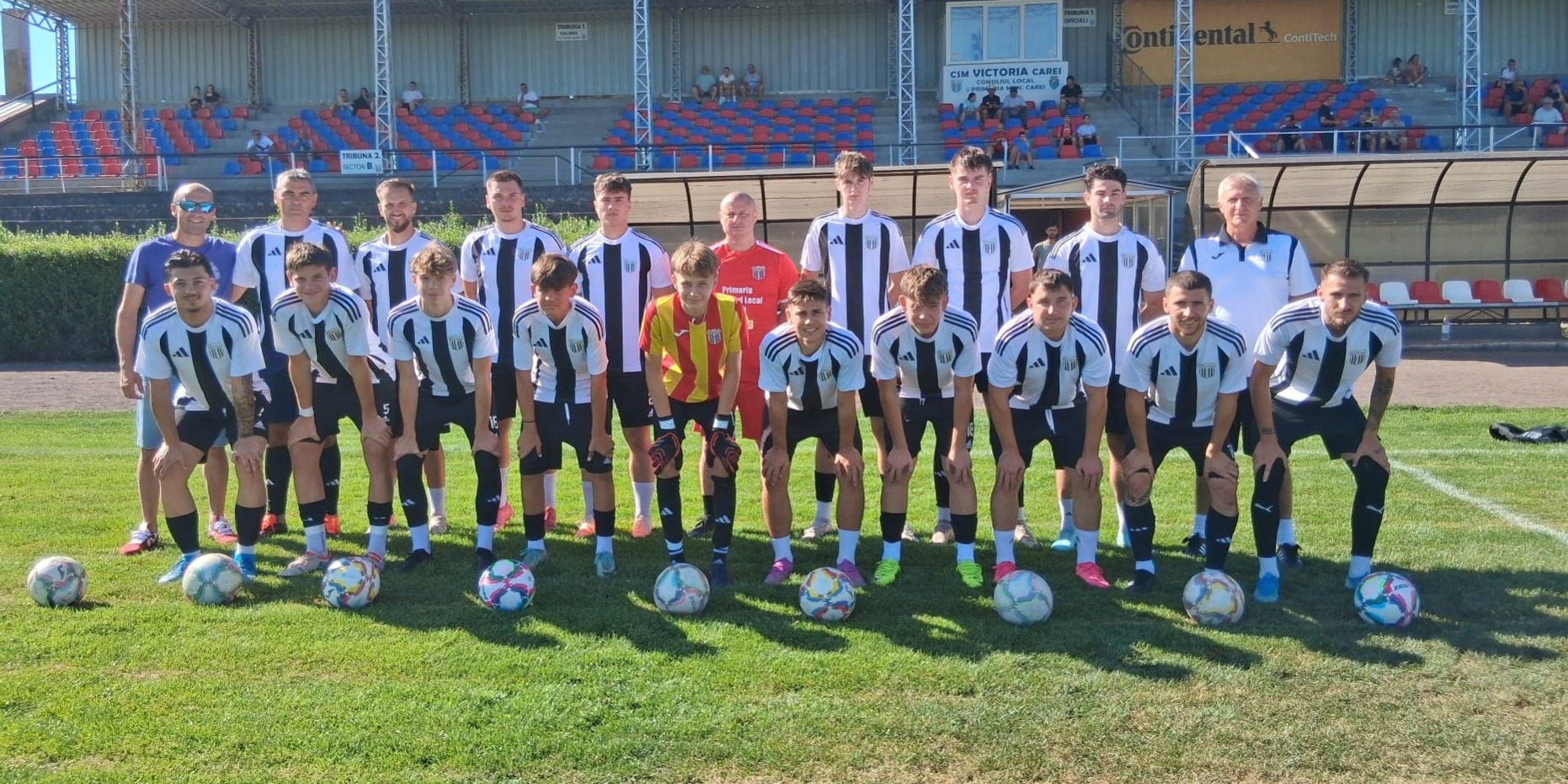 A Victoria VSK kezdő felállása a Kocsord SE elleni találkozón