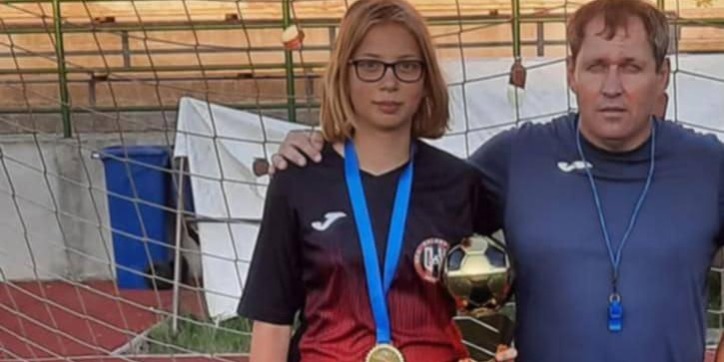 Zvenyák Johanna és nevelőedzője, Abudán Róbert