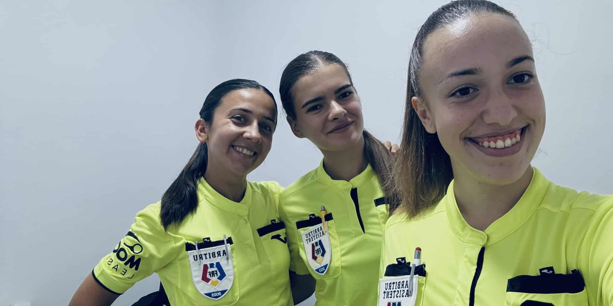 Csomaközön női bírói hármas vezette a mérkőzést