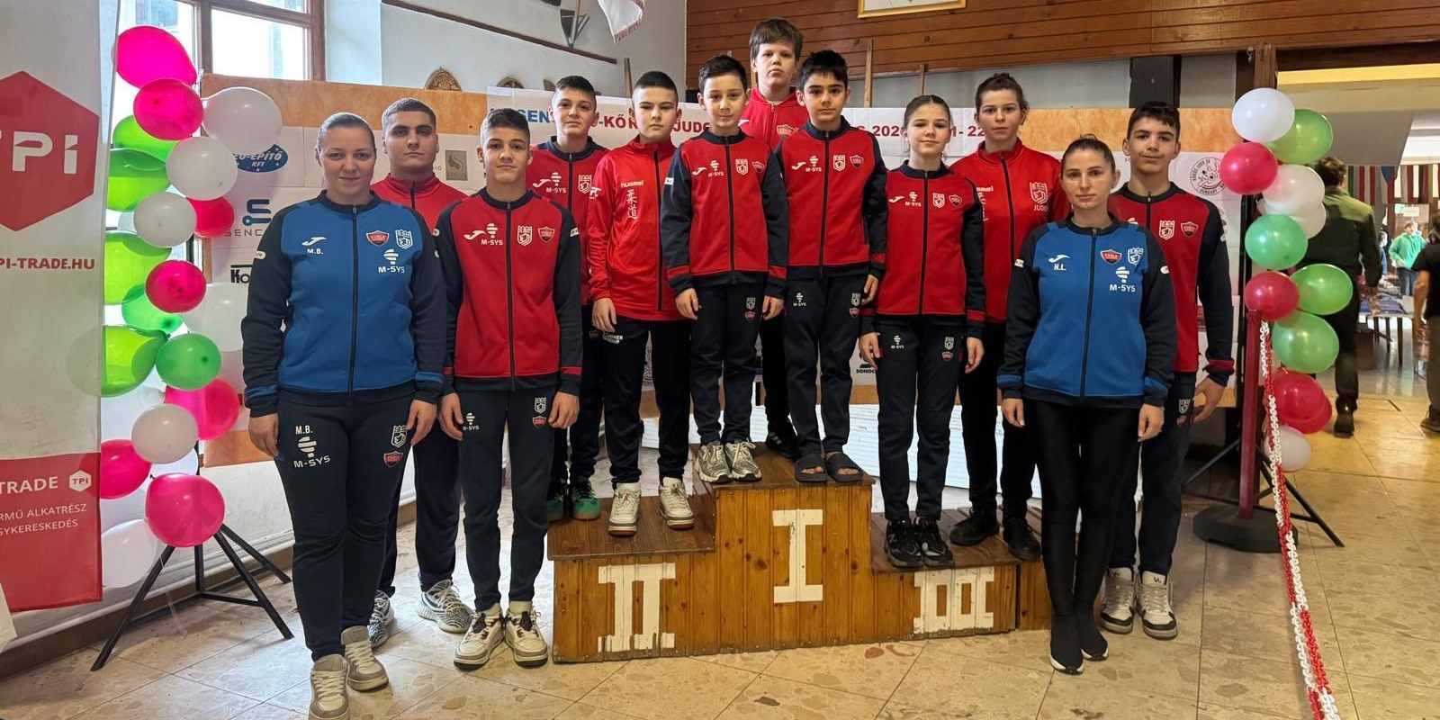 Az Olimpia VSK és a Szatmárnémeti SK judósai Nagykörösön