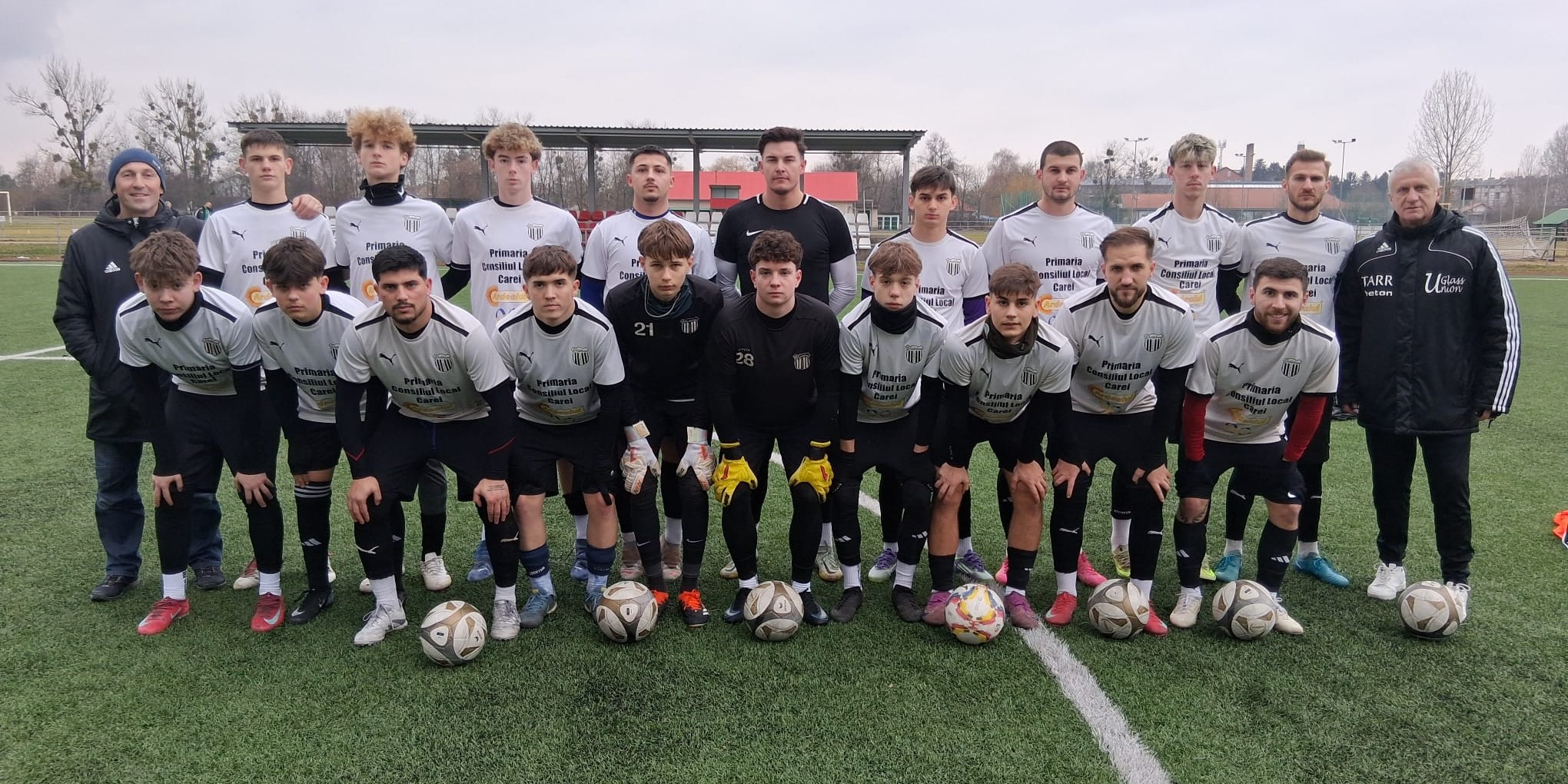 A Nagykárolyi Victoria VSK kerete a fehérgyarmati mérkőzésen