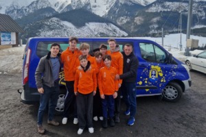 A Szatmárnémeti SK párbajtőrvívói a lengyelországi Wrocławban