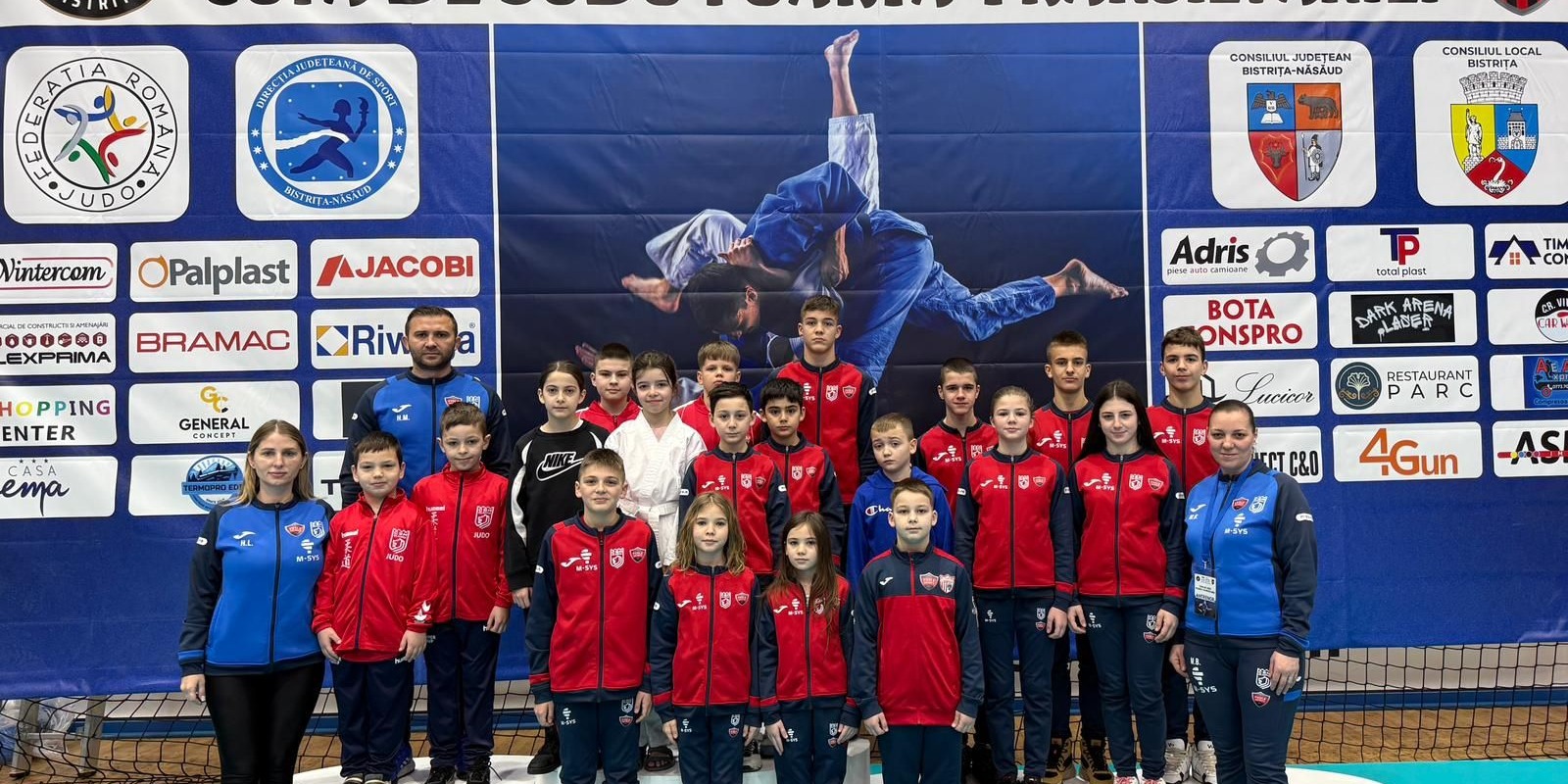 Marian Halas tanítványai Besztercén