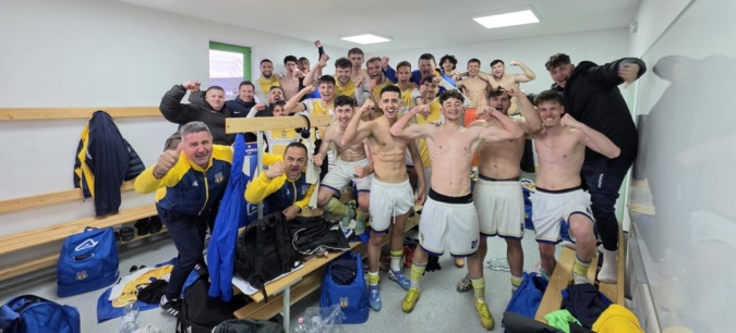 Désen ünnepelt a SC Olimpia MCMXXI legénysége