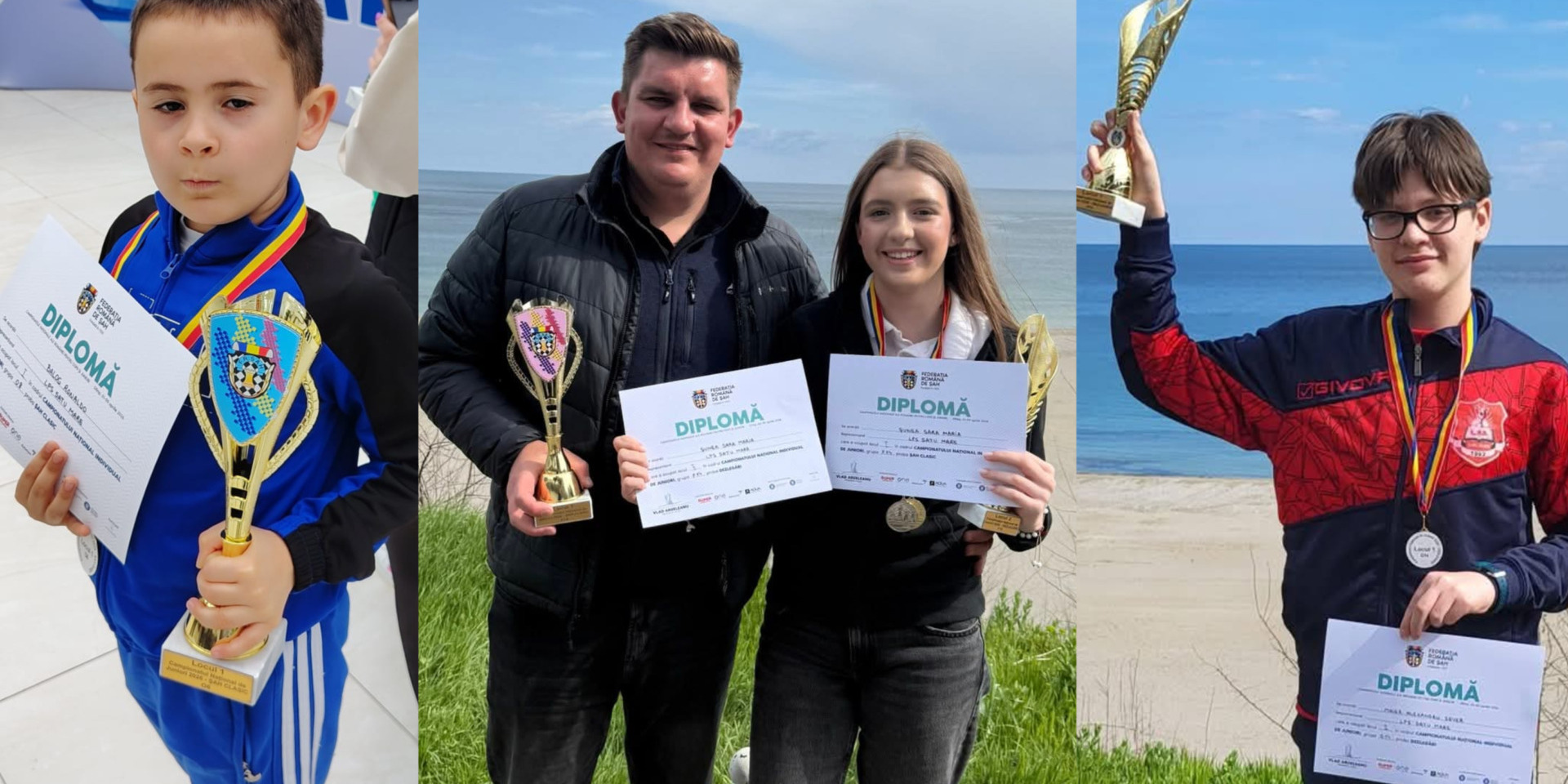 Balog Ronaldo, Sara Șunea (édesapja mellett), Alex Maier